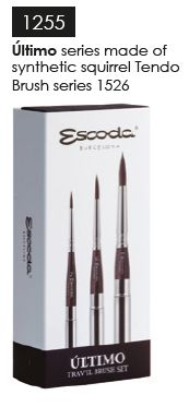 1255 Escoda travel brush set Ultimo series