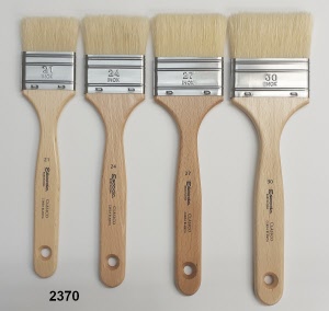 2370 mottler short length single thickness oil and acrylic colour brush chungking bristle escoda sizes