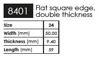 8401 flat square edge double thickness very short handle specialty brush restore chungking bristle escoda size